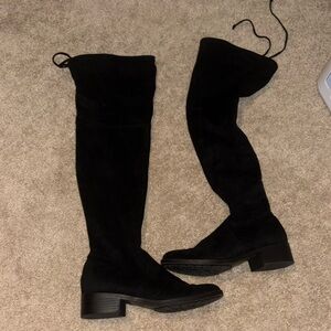 Black Knee High Boots